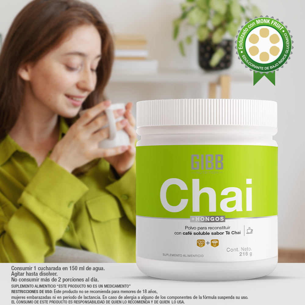 Café Gibb Chai + Hongos