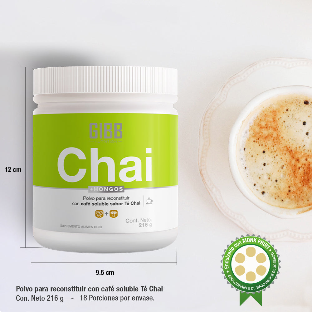 Café Gibb Chai + Hongos