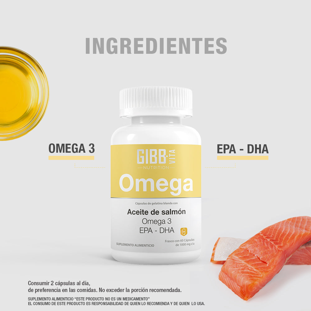 Los ácidos grasos contenidos son EPA y DHA, que de manera general ayudan a prevenir enfermedades crónicas y mantener un buen estado de salud en las distintas etapas de nuestra vida. La suplementación con Omega 3 es la que más beneficios globales nos trae a nuestro cuerpo. Destaca la ayuda a mantener la salud cerebral, disminuir riesgos cardiovasculares, auxiliar y prevención de enfermedades metabólicas, hace frente ante enfermedades autoinmunes y contiene actividad antiinflamatoria.